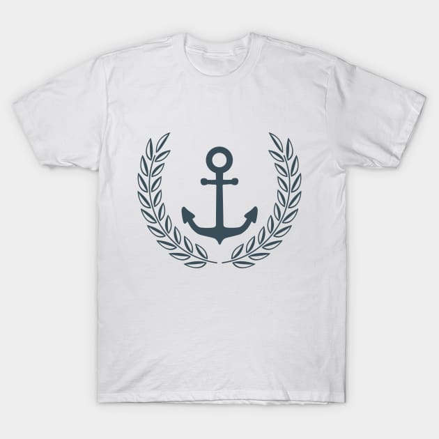 maritime anchor T-Shirt by Bianka